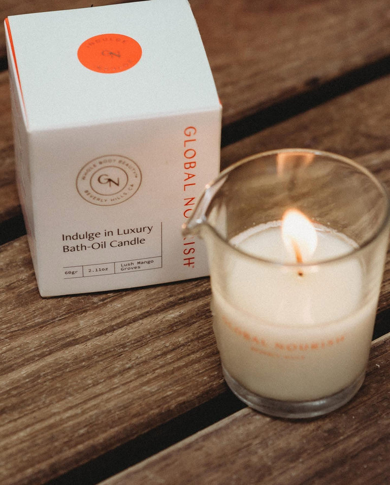 Indulge in Luxury Bath-Oil Candle