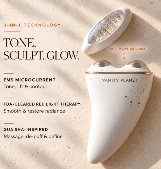 Lyra 3-in-1 Toning LED Gua Sha Device