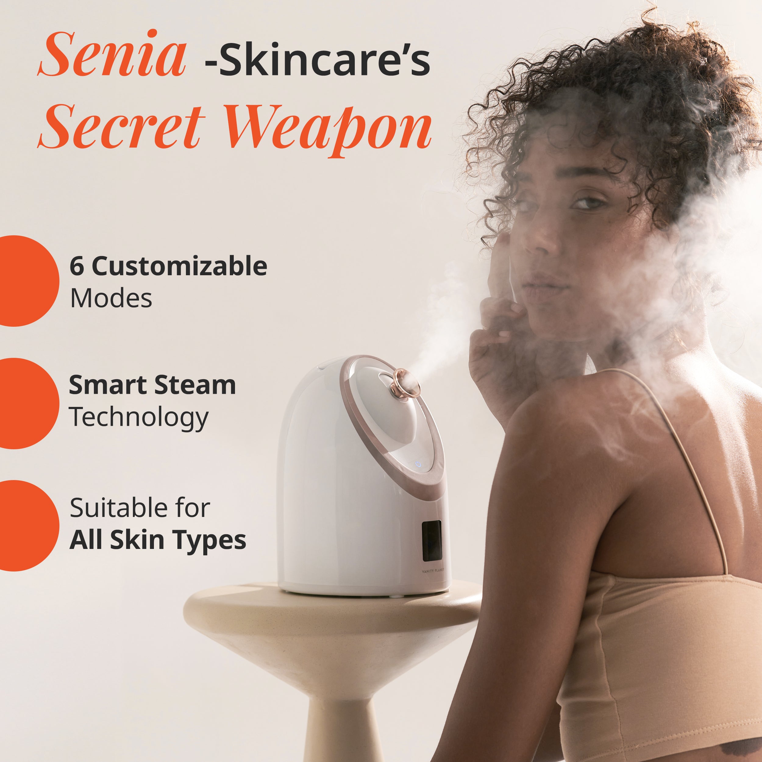 Vanity Planet Senia Facial Steamer - Thumbnail 5