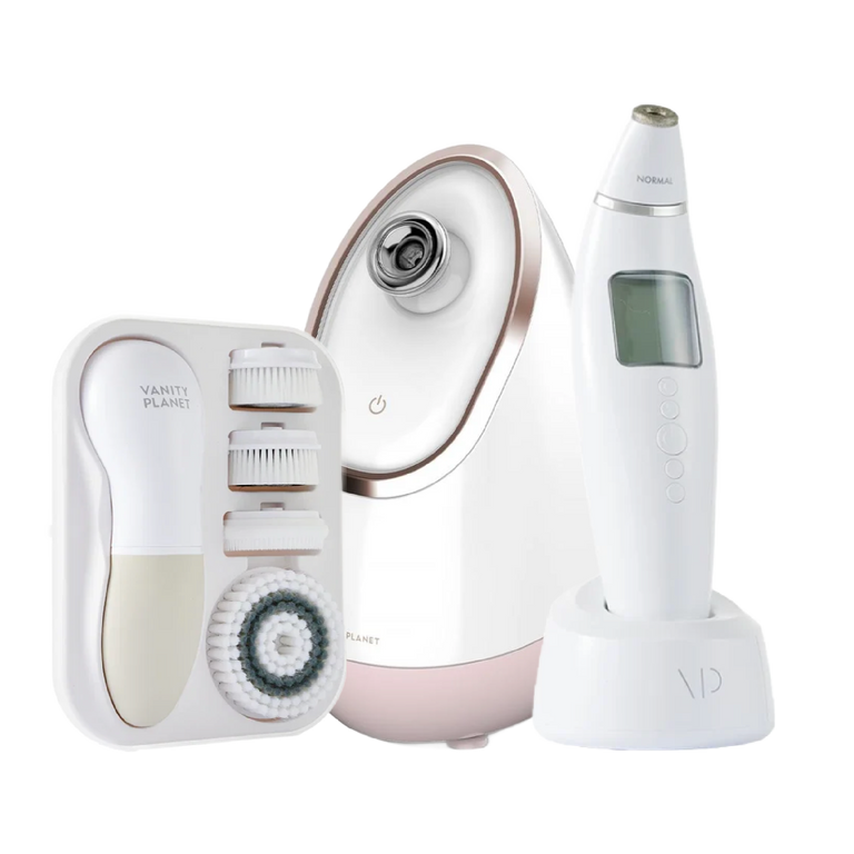 Cleanse + Prep + Treat Ritual | 3-Piece At-Home Facial Skincare Device Set  $133 | $222 MSRP