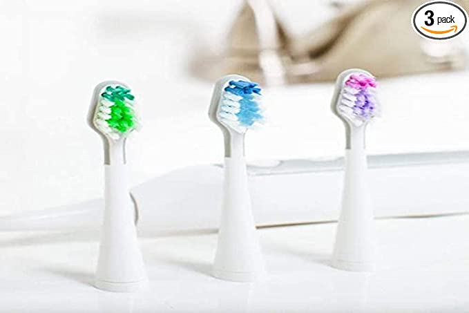 Platinum Sonic Toothbrush Set of 3 Replacement Heads