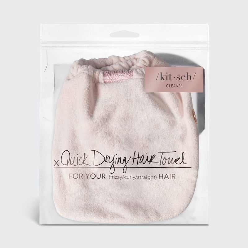 Quick Dry Hair Towel - Blush by KITSCH