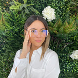DOROTHY | Blush by Gleam Eyewear | Blue Light Blocking Glasses