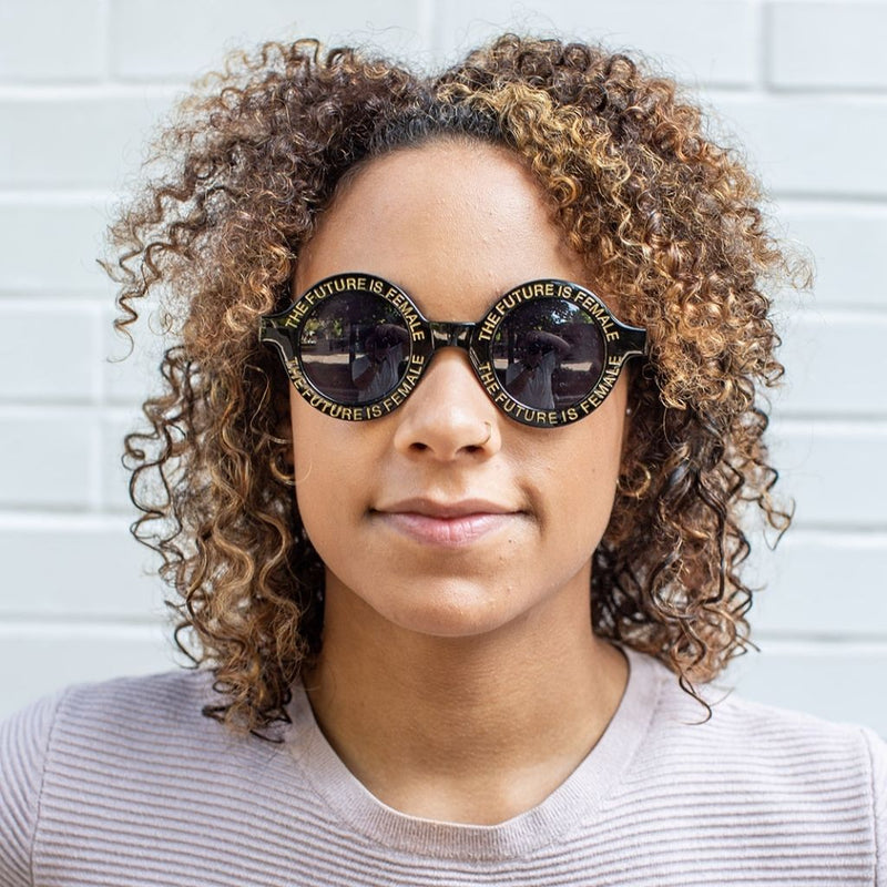 Future Is Female Sunglasses, Black by Gleam Eyewear