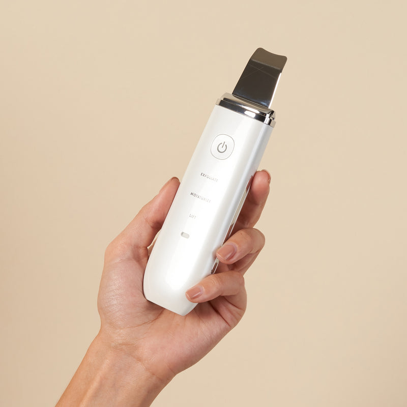 Essia | Ultrasonic Exfoliating Skin Spatula.